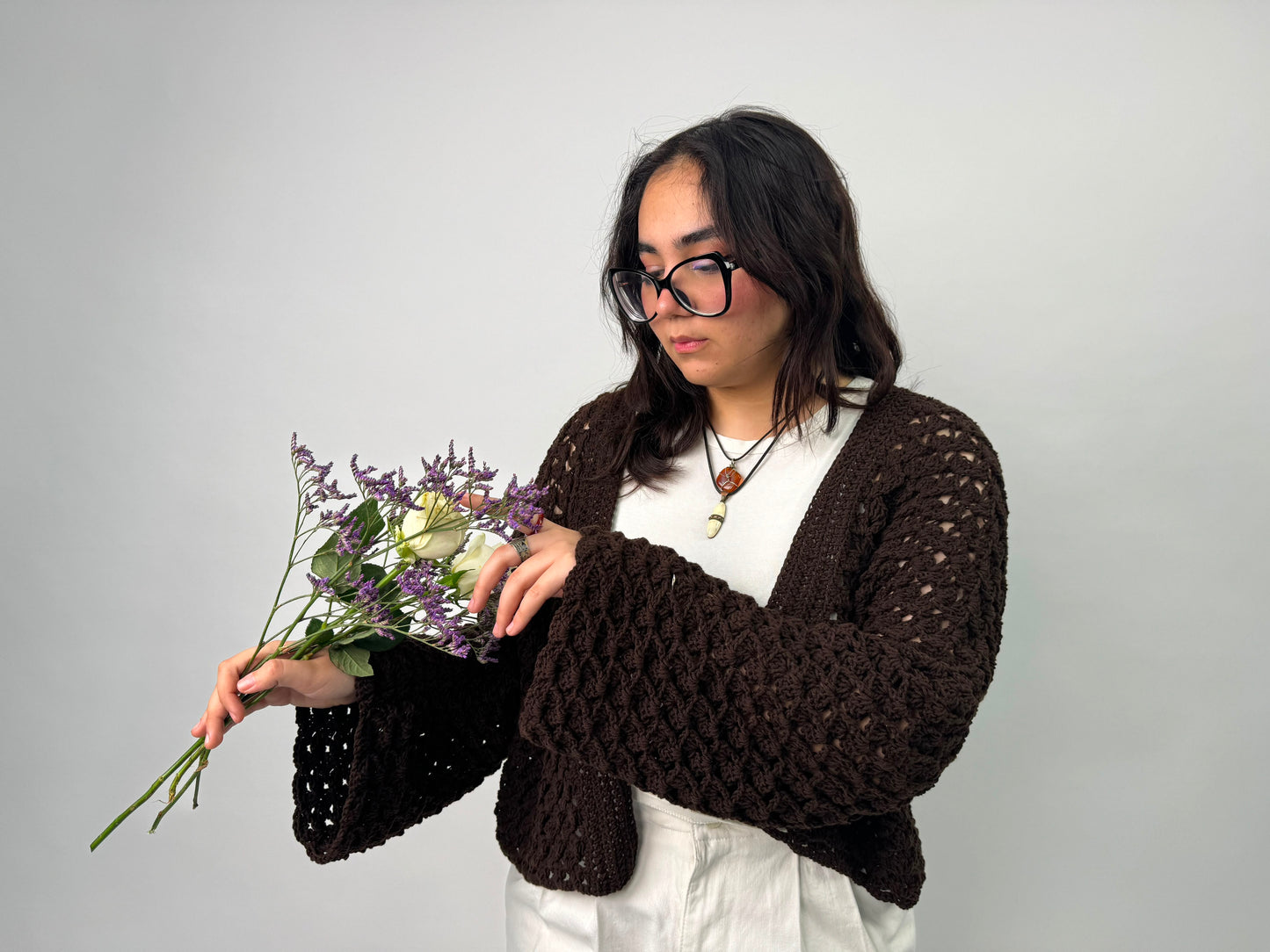 Dawn White Lace Cardigan