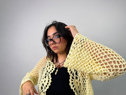 Dawn White Lace Cardigan