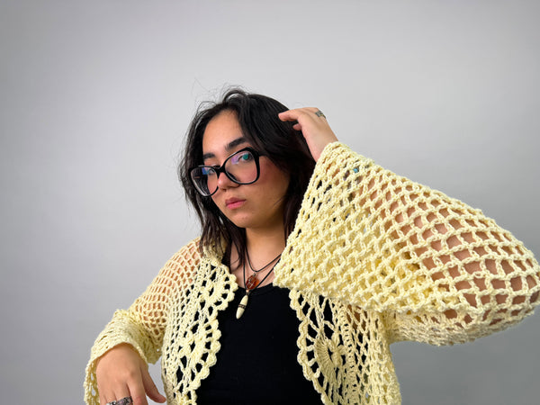 Dawn White Lace Cardigan